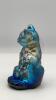 Fenton Cobalt Blue & Iridescent Blue Animal Figurines - 6