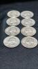 Silver Quarters (8) - 3