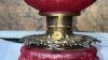 Fostoria Ruby Red Satin Grapevine Gone With The Wind Oil Parlor Lamp - 6