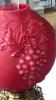 Fostoria Ruby Red Satin Grapevine Gone With The Wind Oil Parlor Lamp - 17