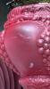 Fostoria Ruby Red Satin Grapevine Gone With The Wind Oil Parlor Lamp - 21