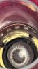 Fostoria Ruby Red Satin Grapevine Gone With The Wind Oil Parlor Lamp - 24