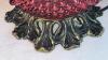 Cranberry Opalescent Hobnail Gone With The Wind Parlor Lamps (2) - 13