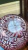 Cranberry Opalescent Daisy & Fern Water Pitcher w/ Glasses (6) & Additional Hand Baskets - 15