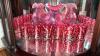 Cranberry Opalescent Daisy & Fern Water Pitcher w/ Glasses (6) & Additional Hand Baskets - 20