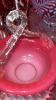 Cranberry Opalescent Daisy & Fern Water Pitcher w/ Glasses (6) & Additional Hand Baskets - 26