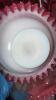 Cranberry Opalescent Daisy & Fern Water Pitcher w/ Glasses (6) & Additional Hand Baskets - 30