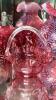 Cranberry Opalescent Daisy & Fern Water Pitcher w/ Glasses (6) & Additional Hand Baskets - 31