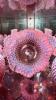 Fenton Plum Opalescent Hand Basket & Cranberry Opalescent Ruffled Edge Vases & Bowl - 6