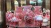 Cranberry Opalescent Hobnail Glass Pitchers, Vases & Hand Baskets - 7