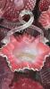 Cranberry Opalescent Hobnail Glass Pitchers, Vases & Hand Baskets - 25