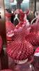 Fenton Cranberry Opalescent Glass Vases & Unmarked Cranberry Glass - 10