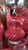 Fenton Cranberry Opalescent Glass Vases & Unmarked Cranberry Glass - 12