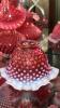 Fenton Cranberry Opalescent Glass Vases & Unmarked Cranberry Glass - 15