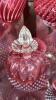 Fenton Cranberry Opalescent Glass Vases & Unmarked Cranberry Glass - 26