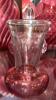 Fenton Cranberry Opalescent Glass Vases & Unmarked Cranberry Glass - 37