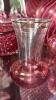 Fenton Cranberry Opalescent Glass Vases & Unmarked Cranberry Glass - 39
