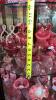 Fenton Cranberry Opalescent Glass Vases & Unmarked Cranberry Glass - 43