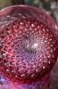 Fenton Cranberry Opalescent Glass Vases & Unmarked Cranberry Glass - 45