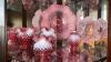 Cranberry Opalescent Hobnail Glass Vases & Bowls w/ Ruffled Edges