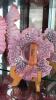 Cranberry Opalescent Hobnail Glass Vases & Bowls w/ Ruffled Edges - 20