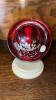 Fenton Ruby Red Glass Hats, Vase & Cathead Glass Slipper Shoes (2) - 13