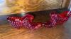 Fenton Ruby Red Glass Hats, Vase & Cathead Glass Slipper Shoes (2) - 17