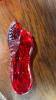 Fenton Ruby Red Glass Hats, Vase & Cathead Glass Slipper Shoes (2) - 19