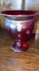 Fenton Ruby Red Glass Vases & Christmas Ornament - 11