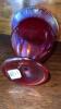 Fenton Ruby Red Glass Vases & Christmas Ornament - 13