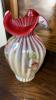 Fenton Ruby Red Glass Vases & Christmas Ornament - 14