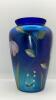 Fenton Connoisseur Collection Hand Painted Floral Favrene Vase - 9