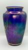 Fenton 100th Anniversary Edition Hand Painted Favrene Pear Vase - 13