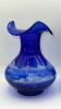 Fenton Cobalt Blue 100th Anniversary Ruffled Rim Vases (2) - 17