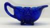 Fenton Cobalt Blue Bell & Unmarked Cobalt Blue Glass - 30