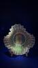 Cranberry Opalescent Hobnail Candle Holders, Glass Bowls & Sugar and Creamer Set - 2