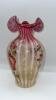 Fenton Ruby Red Glass Vases & Christmas Ornament - 26