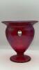 Fenton Ruby Red Glass Vases & Christmas Ornament - 34
