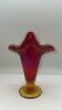 Fenton Ruby Red Glass Vases & Christmas Ornament - 38