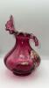Fenton Cranberry "Jack in the Pulpit" Vase & Footed Vase - 22
