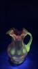 Cranberry Glass Vase & Pitcher - 16