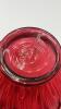 Cranberry Glass Vase & Pitcher - 22