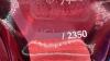 Fenton Mary Gregory Style Cranberry Ruffled Rim Hand Baskets (2) - 33