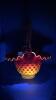Fenton Ruby Red Hobnail Glass Bell & Hand Basket - 2