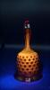 Fenton Ruby Red Hobnail Glass Bell & Hand Basket - 3