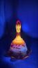 Fenton Mary Gregory Style Ruby Red Glass Bells & Fairy Lamp - 26
