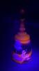 Fenton Mary Gregory Style Ruby Red Glass Bells & Fairy Lamp - 32
