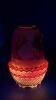 Fenton Mary Gregory Style Ruby Red Glass Bells & Fairy Lamp - 34