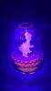 Fenton Mary Gregory Style Ruby Red Glass Bells & Fairy Lamp - 36