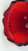 Fenton Mary Gregory Style Ruby Red Glass Bells & Fairy Lamp - 40